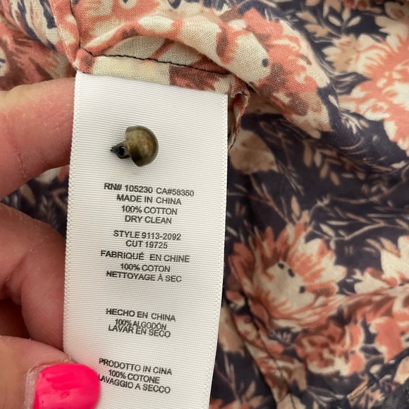 Current/Elliott floral sleeveless top - Picture 4 of 7